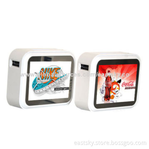 4000mAh LED Light-up Power Bank, Can be Used as MirrorNew